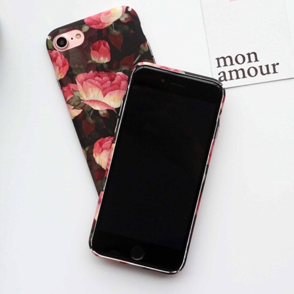 NEW iPhone 6+/6s+ Floral Hard Case - Picture 2 of 2